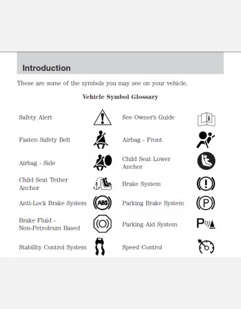 ford escape 2010 owners manual